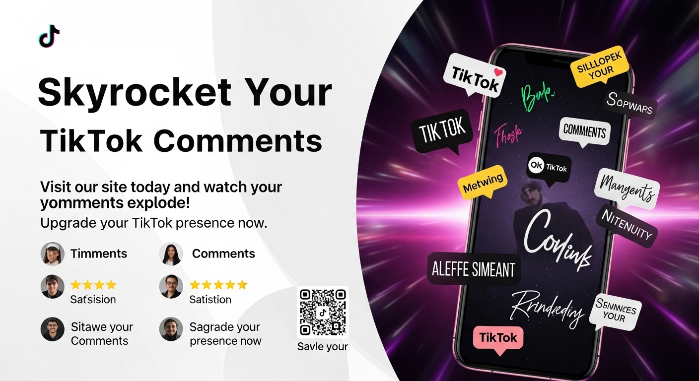 Boost Your TikTok Videos with Real & Engaging Comments!